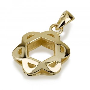 3D Reversible Bubble Star of David Pendant in 14k Yellow Gold by Ben Jewelry
 New Arrivals