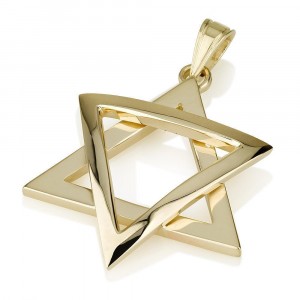 Star of David Pendant in Solid 14k Gold  by Ben Jewelry
 Star of David Collection