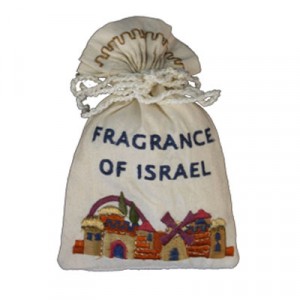 Yair Emanuel Havdalah Spice Bag and Cloves with Jerusalem Design Shabbat