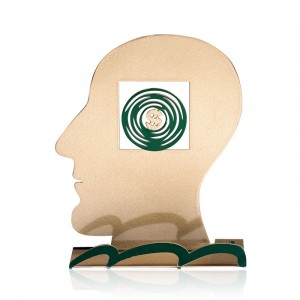 David Gerstein Money Target Head Sculpture