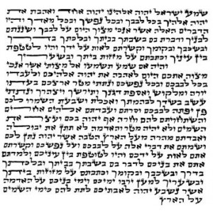 Ashkenazi (Ari) Mezuzah Scroll, 10 cm Mezuzah Scrolls