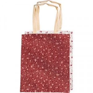 Two-Sided Pomegranate Yair Emanuel Simple Bag in Red and White Yair Emanuel