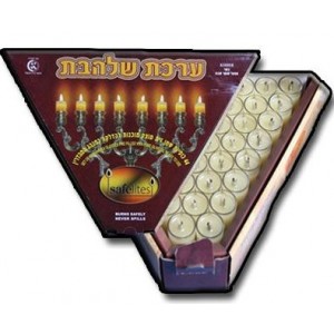 Shalhevet Hanukkah Oil Cup Set with 44 Cups and Wax Menorahs & Hanukkah Candles