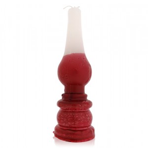 Safed Candles Lamp Havdalah Candle with Red and White Havdalah Sets and Candles