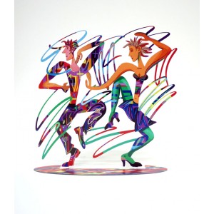 David Gerstein Twisters Sculpture with Dancing Couple David Gerstein