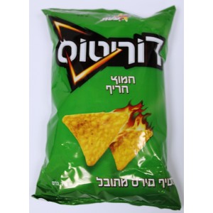 Elite Doritos Corn Chips with Sour and Spicy Flavoring (70gr) Israeli Food