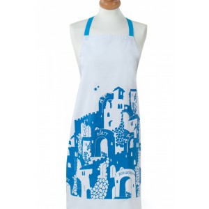 Jerusalem Apron with Old City Panorama by Barbara Shaw Aprons