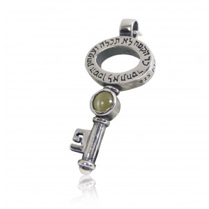 Key Charm Pendant for Success & Prosperity  Jewish Necklaces