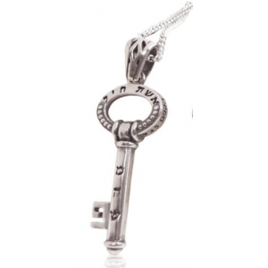 Key Charm Pendant with 