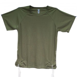 Dry Fit Tzitzit T-shirt in Olive Green
