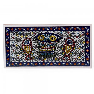 Armenian Ceramic Mosaic Fish Wall Hanging Tile Jewish Home Decor