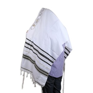 Black and Gold Acrylic Tallit