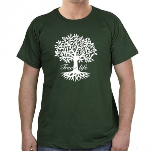T-Shirt Featuring Tree of Life (Variety of Colors) Israeli T-Shirts