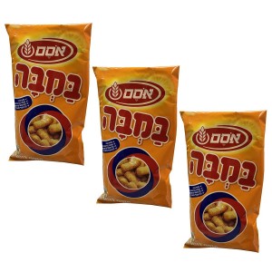 Three-Pack of Osem Bamba (Israel's Number 1 Snack) Israeli Snacks