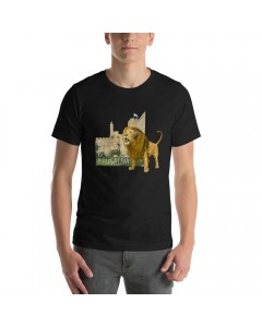 Jerusalem T-Shirt Featuring Lion (Variety of Colors) Jerusalem Day