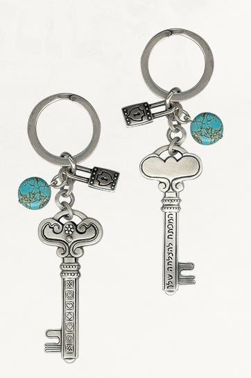 https://www.worldofjudaica.com/media/catalog/product/Assets/NewProductImages/product_page_image_large/6/8/68881_silver_keychain_with_skeleton_key_design_turquoise_discs_and_small_locks_view_1.jpg