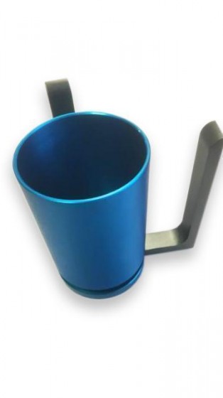 Blue Aluminum Washing Cup by Adi Sidler