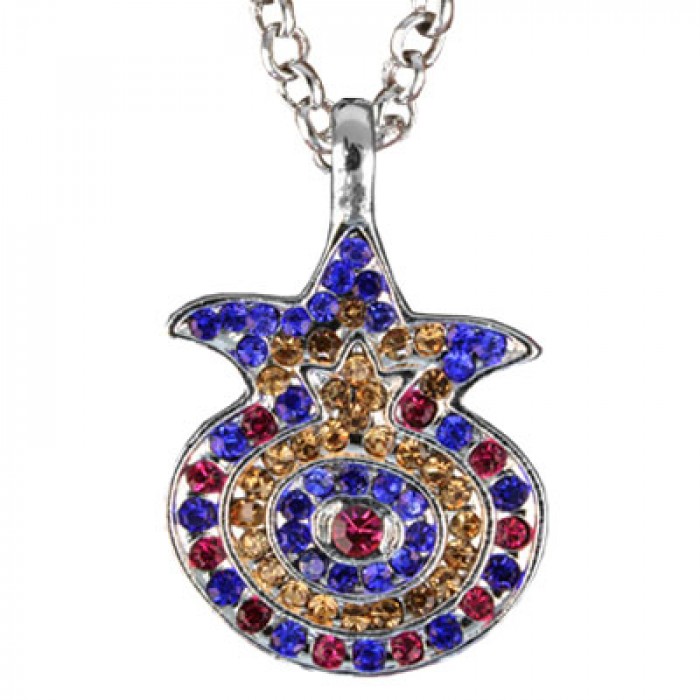  Yair Emanuel Pomegranate Necklace in Colours