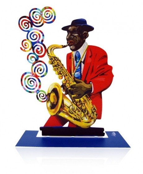 David Gerstein Saxophonist Jazz Club Sculpture