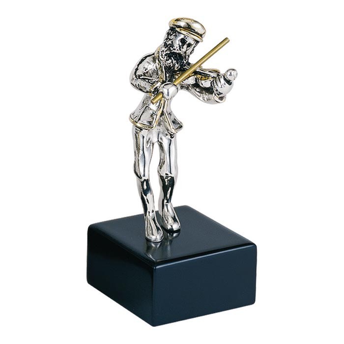 Sterling Silver Small Standing Fiddler Figurine