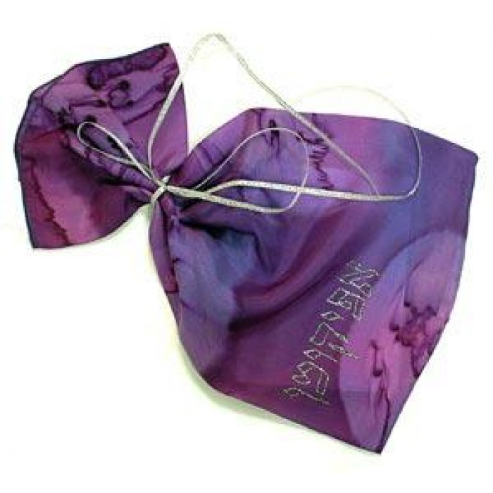 Silk Pink Afikoman Bag by Galilee Silks