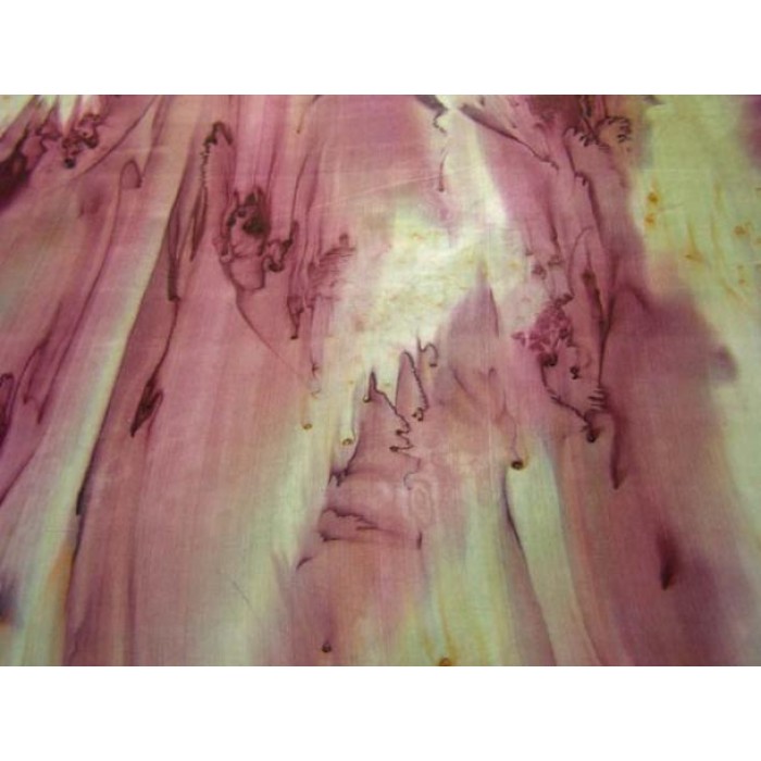 Silk Scarf with Pink & White Watercolors by Galilee Silks