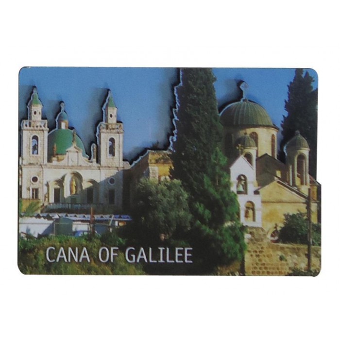 Cana of Galilee 3D Wood Magnet