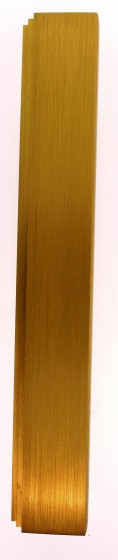 Gold Anodized Aluminum Mezuzah with Three Stair Design by Adi Sidler