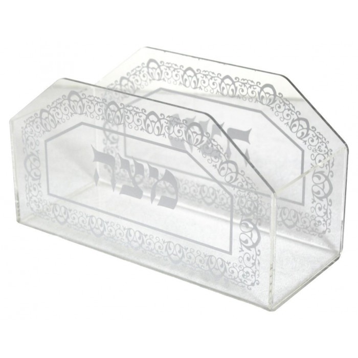 Matzah Perspex Stand with Swirling Decoration