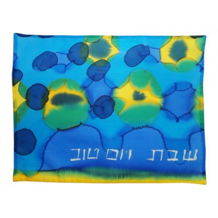 Challah Cover in Hand Painted Flashy Design
