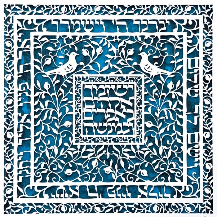 David Fisher Laser-Cut Paper Blessing For The Son (Variety of Colors)