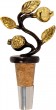 Copper Wine Bottle Cork with Pomegranates by Yair Emanuel