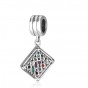 Choshen Charm in Sterling Silver and Gems