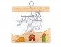 Glass If I forget Thee Jerusalem Wall Hanging