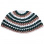 Frik Kippah Knitted in Colorful Stripes