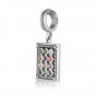 Rectangular Breastplate Charm in 925 Sterling Silver

