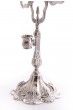 Silver-plated Candlesticks with Intricate Carving