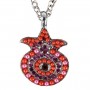 Yair Emanuel Pomegranate Necklace in Red