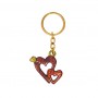  Yair Emanuel Aluminum Key Chain with Hearts