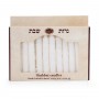12 Shabbat Candles - White