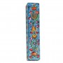 Yair Emanuel Mezuzah with a Floral Scene in Painted Wood