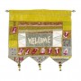 Yair Emanuel Gold Wall Hanging with Welcome Greeting.