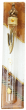Glass Mezuzah with Fall Leaves and Gold Chain, Shin, Hamsa and Star of David