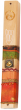 Wood Mezuzah with Stripes, Pomegranate Medallion and Shin