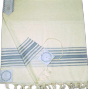 Hermonit Wool Tallit with Coloured Stripes