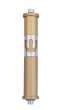 Gold Bold Rod Mezuzah with Rounded Shin (15cm)