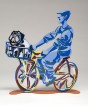 David Gerstein Country Ride Bike Rider Sculpture