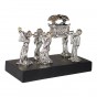 Silver Medium Figurine of Men Carrying Ark with Shofar