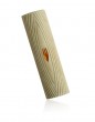 Jerusalem Stone Mezuzah with Gold Shin and Concentric Ovals