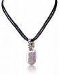 Sterling Silver Necklace with Hebrew Engraved Blessing of Protection